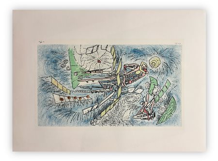 SEBASTIAN MATTA (1911-2002) - Frappe le marteau, 1973