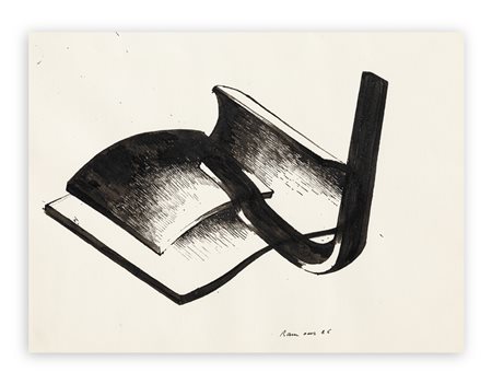 CARLO RAMOUS (1926-2003) - Senza Titolo, 1986