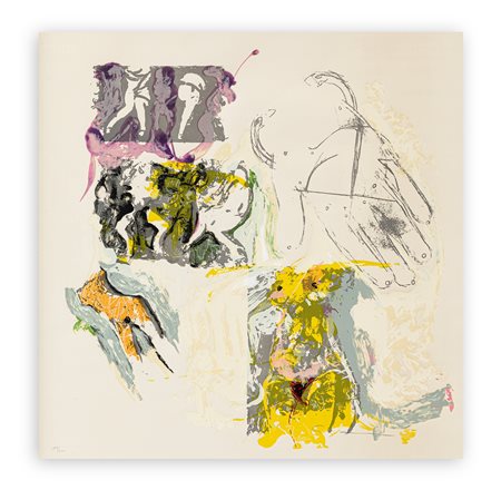 MARIO SCHIFANO (1934-1998) - Sensuale, 1988/1989