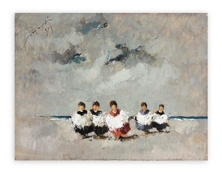 CESARINO MONTI (1916-1972) - Senza Titolo, 1959