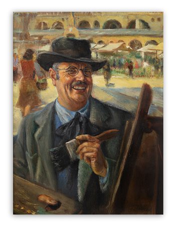 GIUSEPPE MALDARELLI (1885-1958) - Autoritratto