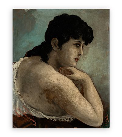 ONORATO CARLANDI (1848-1939) - Senza Titolo, 1894
