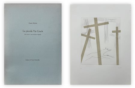 FAUSTO MELOTTI (1901-1986) - La piccola Via Crucis, 1985