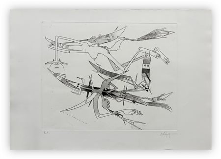 WIFREDO LAM (1902-1982) - Senza Titolo