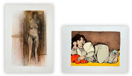 AUTORI VARI (AJMONE E CANTATORE) - Lotto unico composto da 2 opere grafiche
