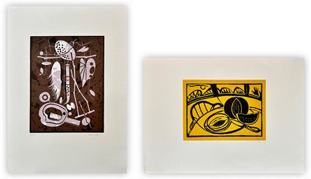 AUTORI VARI (CRIPPA E TOMIOLO) - Lotto unico composto da 2 opere grafiche