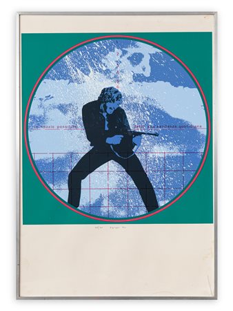 FERNANDO DE FILIPPI (1940) - Senza Titolo (Lo spazio possibile della sua esistenza quotidiana), 1970