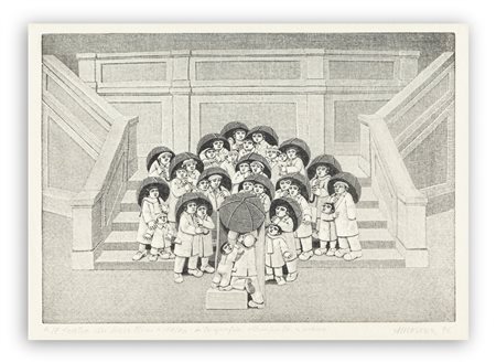 ALBERICO MORENA - " Il teatro dei burattini ", 1996