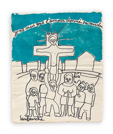 JEAN-JOSEPH SANFOURCHE (1929-2010) - Senza Titolo