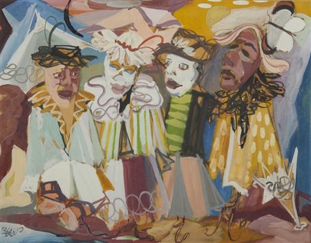 PAGANI ENZO (1920 - 1973) - I PENSATORI, 1957.