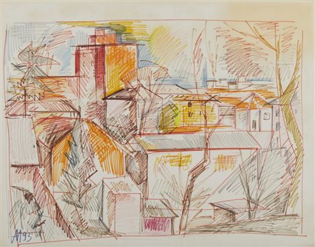 LAZYKIN ALEKSEIJ (n. 1928) - SENZA TITOLO, 1993.