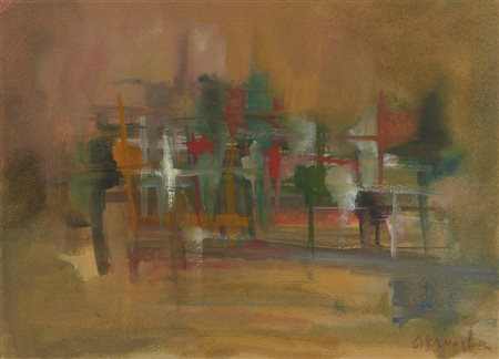 SERNAGLIA RINO (n. 1936) - LOTTO COMPOSTA DA N.2 OPERE. SENZA TITOLO, 1996.