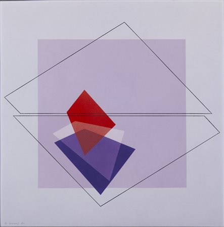 DE ROMANS MARIA LUISA (1928 - 2018) - INVENZIONE A DUE VOCI E UN CLARINETTO, 1982.