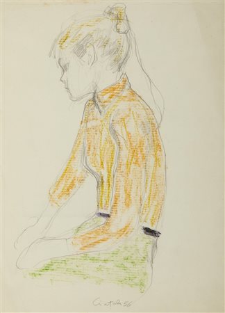 CINTOLI CLAUDIO  (1935 - 1978) - SENZA TITOLO, 1956.