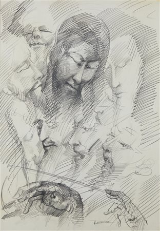 PELLICANO DOMENICO (n. 1952) - SENZA TITOLO, 1985.