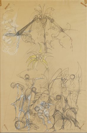 PELLICANO DOMENICO (n. 1952) - VENDETTA DI UN FIORE, 1974.