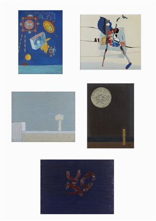 AUTORI VARI - LOTTO COMPOSTO DA N.5 OPERE, SENZA TITOLO.