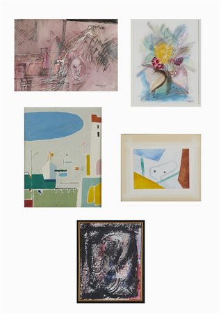 AUTORI VARI - LOTTO COMPOSTO DA N.5 OPERE. SENZA TITOLO.