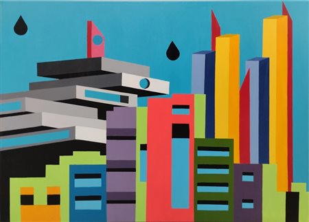 FORNASETTI TANCREDI (n. 1983) - IL COLORE DELLA CITTA', 2023.