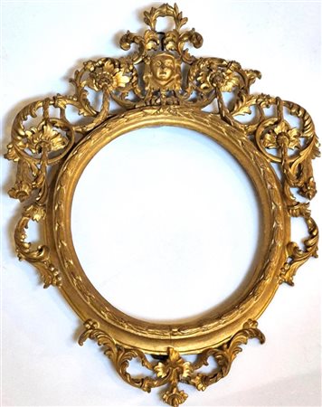 Cornice di forma ovale, XVIII secolo.