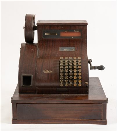 Registratore di cassa National, circa 1930.