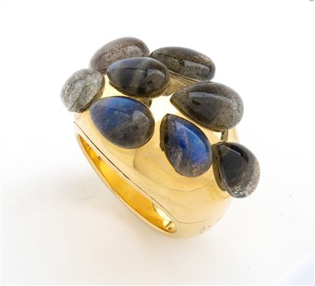 POMELLATO  
Anello in oro e labradorite  
 