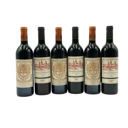  
Château Pichon Longueville au Baron de Pichon-Longueville - Château Cos d'Estournel 1988
France-Various 0,75