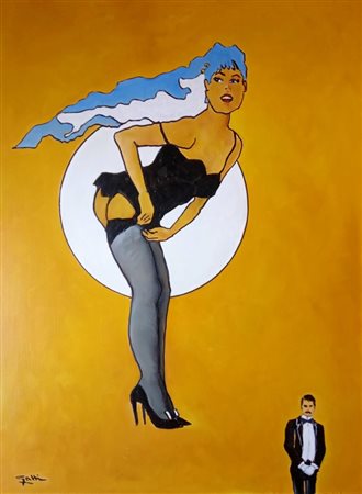 Carlo Gatti, 'La Pin-Up ed il suo maggiordomo', 2022