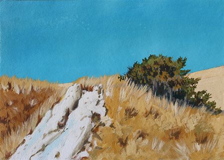 Paolo Gheri, 'Paesaggio con cielo blu', 2023