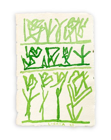 RICCARDO LICATA (1929-2014) - Senza Titolo, 2001