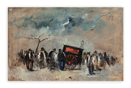 CESARINO MONTI (1916-1972) - Senza Titolo, 1959