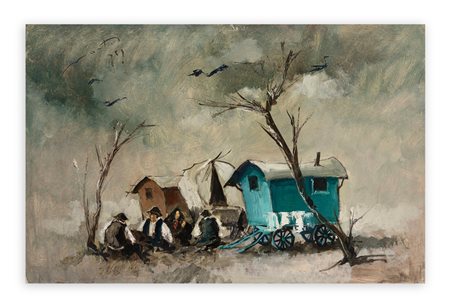 CESARINO MONTI (1916-1972) - Senza Titolo, 1959