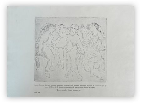 ENRICO BAJ (1924-2003) - Senza Titolo, 1954
