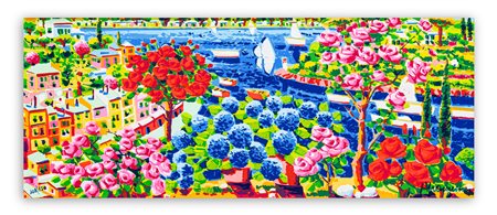 ATHOS FACCINCANI (1951) - La portofino delle rose