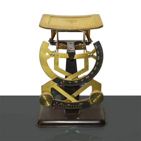 Bilateral - Pesalettere in metallo e ottone, 1950s