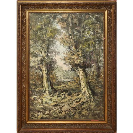 Paesaggio con alberi