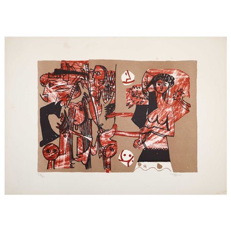 Piero  Maggioni (Monticello Brianza 1931-Viganò 1995)  - Senza Titolo