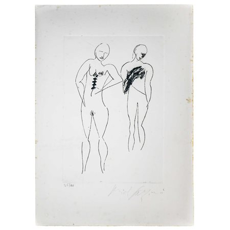 Pericle Fazzini (Grottammare 1913-Roma 1987)  - Insieme, 20° century