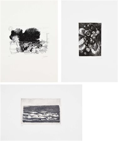 GENTILINI F. - BRUNORI E. - PORZANO G. Soggetti vari cartella contenente 3...