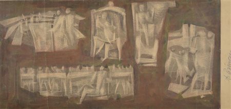 BIANCINI ANGELO Castel Bolognese 1911 - 1988 senza titolo 1969 tecnica mista...