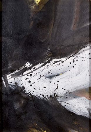 MOLINARI G. senza titolo tecnica mista su carta riportata su tavola 70x50...