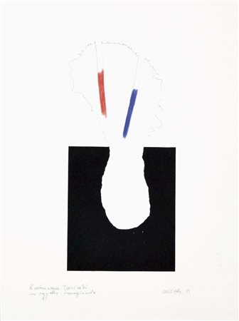 MUNARI BRUNO Milano 1907 - 1998 Ricostruzione teoria di un oggetto...