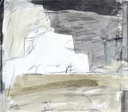 SPEROTTO GIORGIO Vicenza 1945 senza titolo 2009 tecnica mista su tavola 27x31...