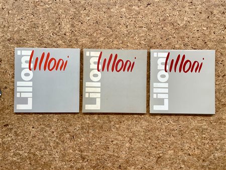 UMBERTO LILLONI - Lilloni. Catalogo delle opere, 1970-1974