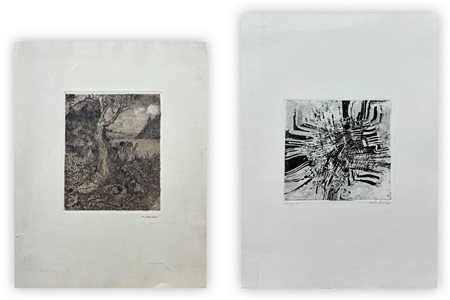 AUTORI VARI - Lotto unico composto da 2 opere grafiche