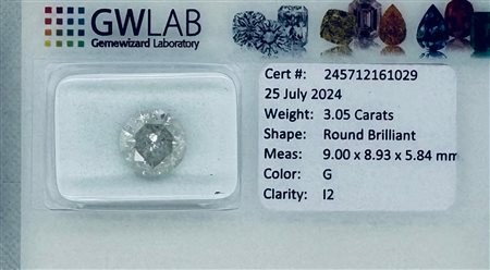 DIAMANTE 3,05 CT G - I2 - C40705-2