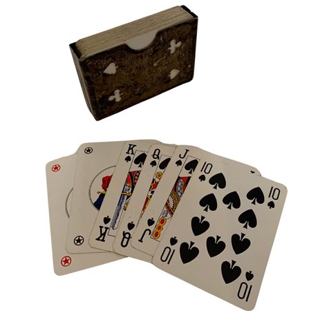 Custodia per carte da gioco.
