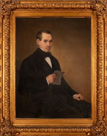 Ritratto di gentiluomo   Pittore dell'Italia Settentrionale attivo tra il terzo ed il quinto decennio del XIX secolo