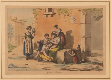 Gruppo pittoresco   Bartolomeo Pinelli
