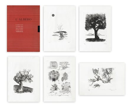 AUTORI VARI (CARUSO, INDRIMI, MACCARI, PARZANO E VESPIGNANI) - L'albero, 1965 circa